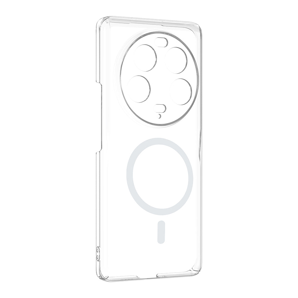 Xiaomi 13 Ultra Kamera Korumalı M-Safe Şarj Özellikli Şeffaf Zore London Sert PC Kapak