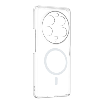 Xiaomi 13 Ultra Kamera Korumalı M-Safe Şarj Özellikli Şeffaf Zore London Sert PC Kapak