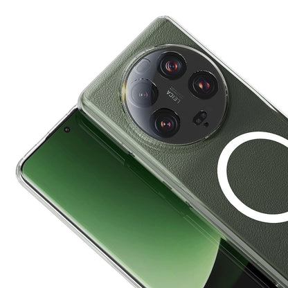 Xiaomi 13 Ultra Kamera Korumalı M-Safe Şarj Özellikli Şeffaf Zore London Sert PC Kapak