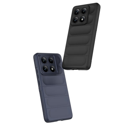 Xiaomi 14T Pro Kılıf Esnek TPU Oyuklu Arka Yüzey Tasarımlı Zore Etnik Silikon Kapak