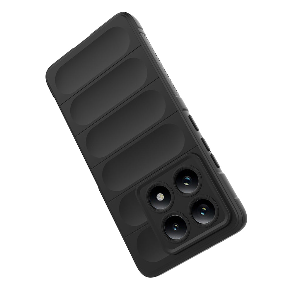 Xiaomi 14T Pro Kılıf Esnek TPU Oyuklu Arka Yüzey Tasarımlı Zore Etnik Silikon Kapak
