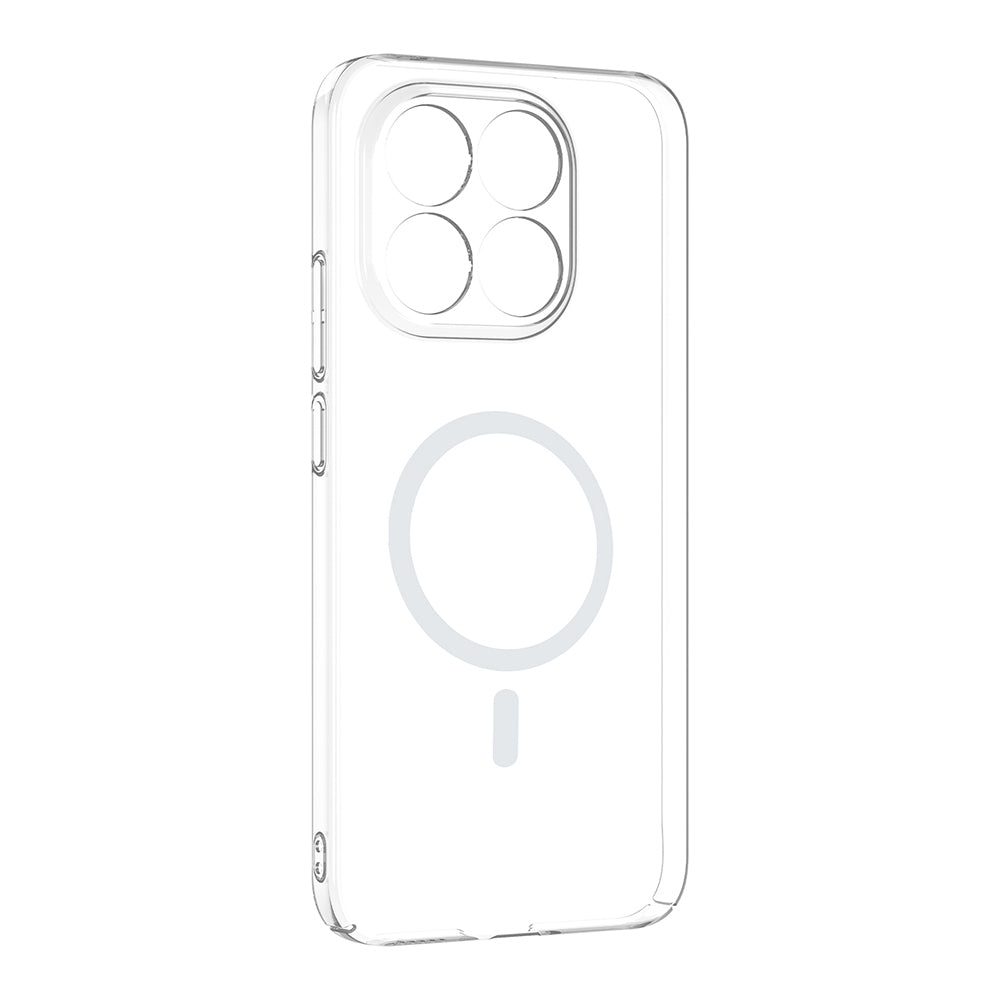 Xiaomi 15T Kamera Korumalı M-Safe Şarj Özellikli Şeffaf Zore London Sert PC Kapak