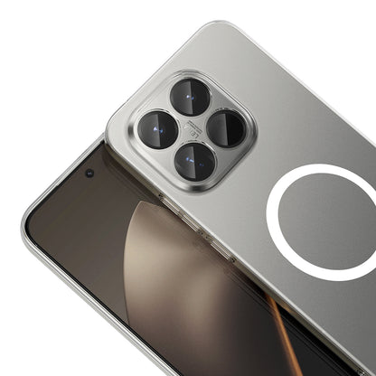 Xiaomi 15T Kamera Korumalı M-Safe Şarj Özellikli Şeffaf Zore London Sert PC Kapak