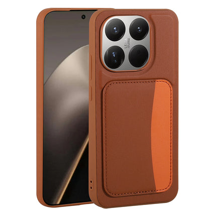 Xiaomi 15T Kılıf Kartlıklı Zore X-Kart Silikon Kapak