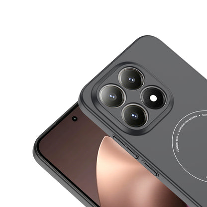 Xiaomi 15T Kılıf M-Safe Şarj Özellikli Kamera Korumalı Zore Elio Sert PC Kapak
