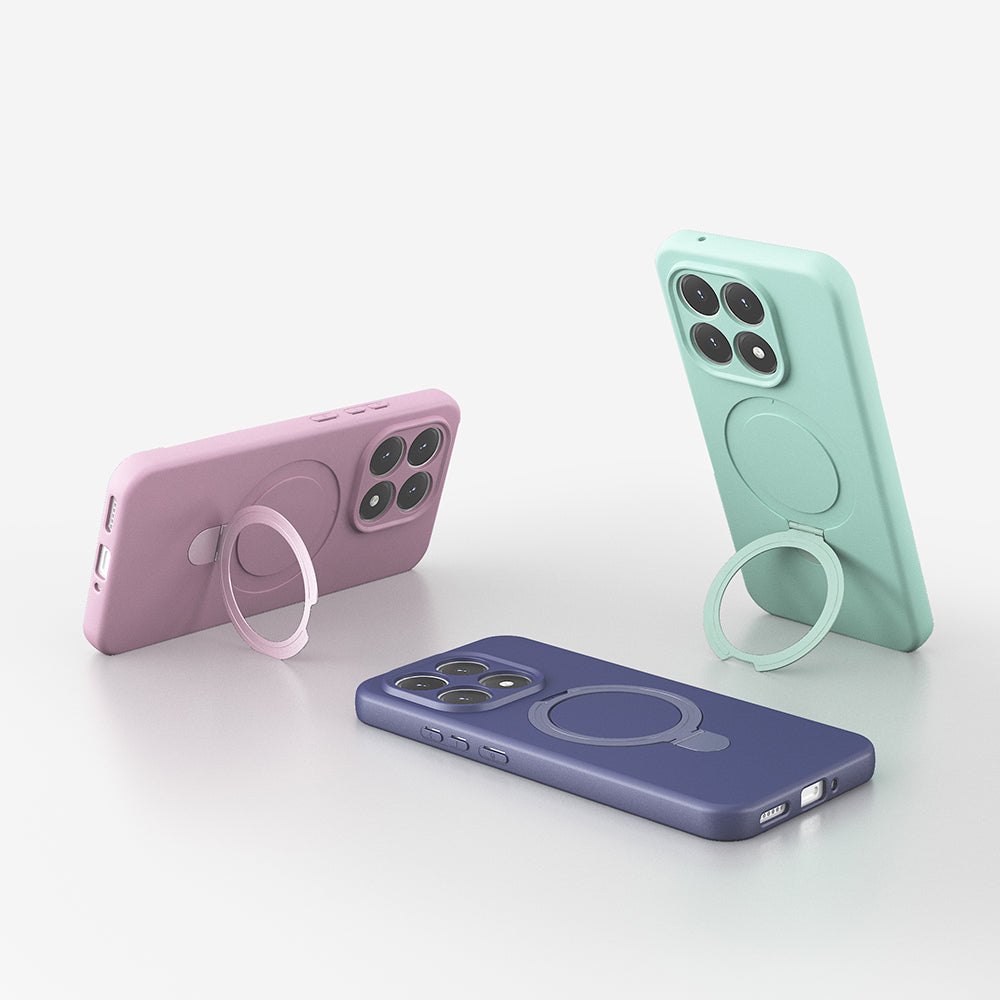 Xiaomi 15T Kılıf M-safe Şarj Özellikli Standlı Zore Samara Kapak