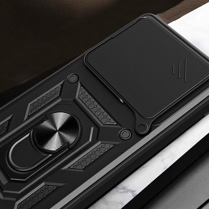 Xiaomi 15T Kılıf Magnetik Standlı Kamera Korumalı Zore Sürgülü Vega Kapak