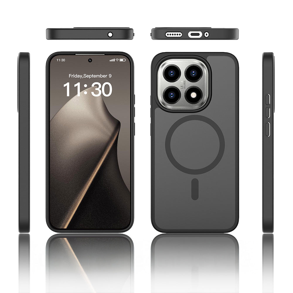 Xiaomi 15T Kılıf Sert PC Arka Yüzey Wireless Şarj Özellikli Zore Flet M-safe Kapak