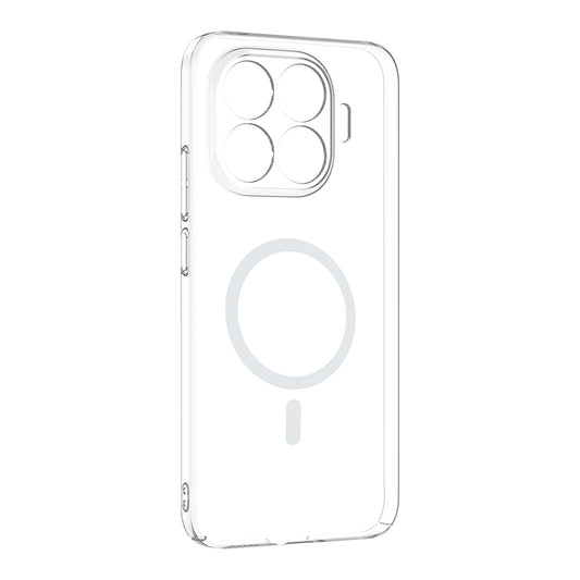 Xiaomi 15T Pro Kamera Korumalı M-Safe Şarj Özellikli Şeffaf Zore London Sert PC Kapak