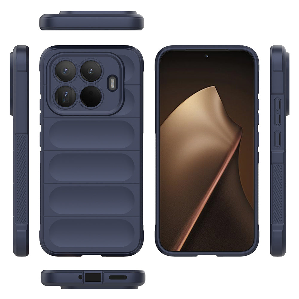 Xiaomi 15T Pro Kılıf Esnek TPU Oyuklu Arka Yüzey Tasarımlı Zore Etnik Silikon Kapak