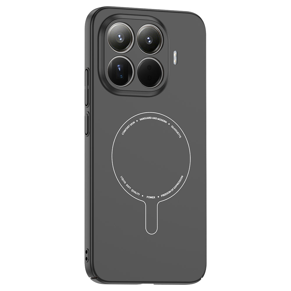 Xiaomi 15T Pro Kılıf M-Safe Şarj Özellikli Kamera Korumalı Zore Elio Sert PC Kapak