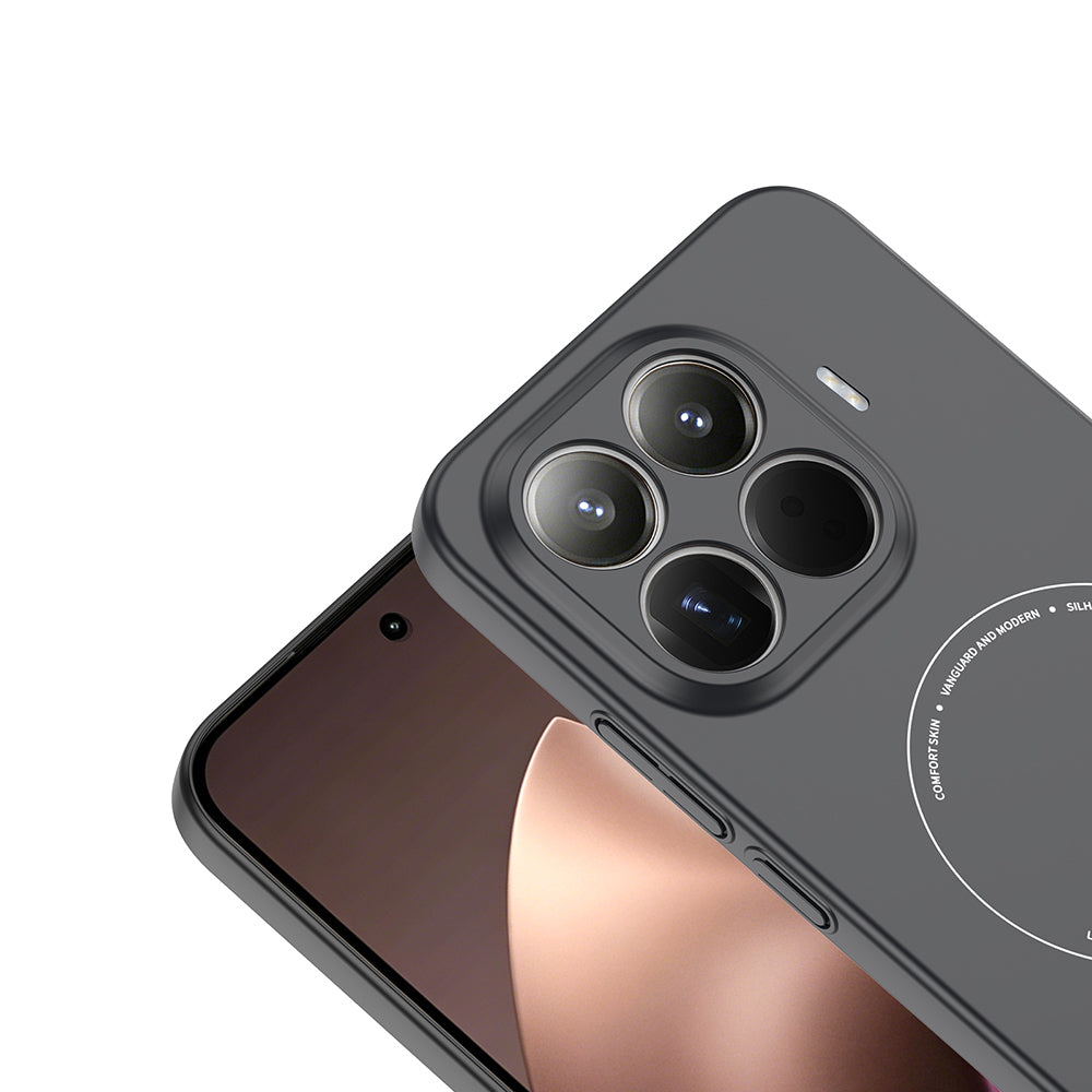 Xiaomi 15T Pro Kılıf M-Safe Şarj Özellikli Kamera Korumalı Zore Elio Sert PC Kapak