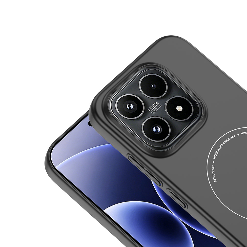 Xiaomi 17 Kılıf M-Safe Şarj Özellikli Kamera Korumalı Zore Elio Sert PC Kapak