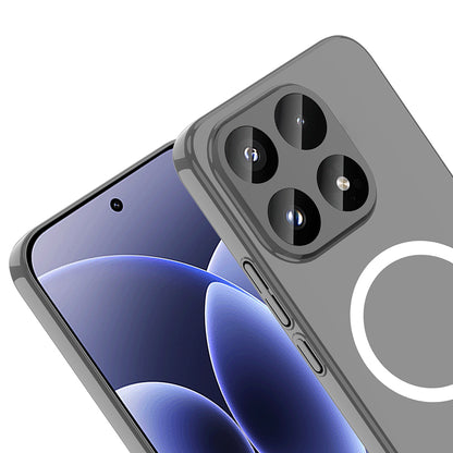 Xiaomi 17 Kamera Korumalı M-Safe Şarj Özellikli Şeffaf Zore London Sert PC Kapak