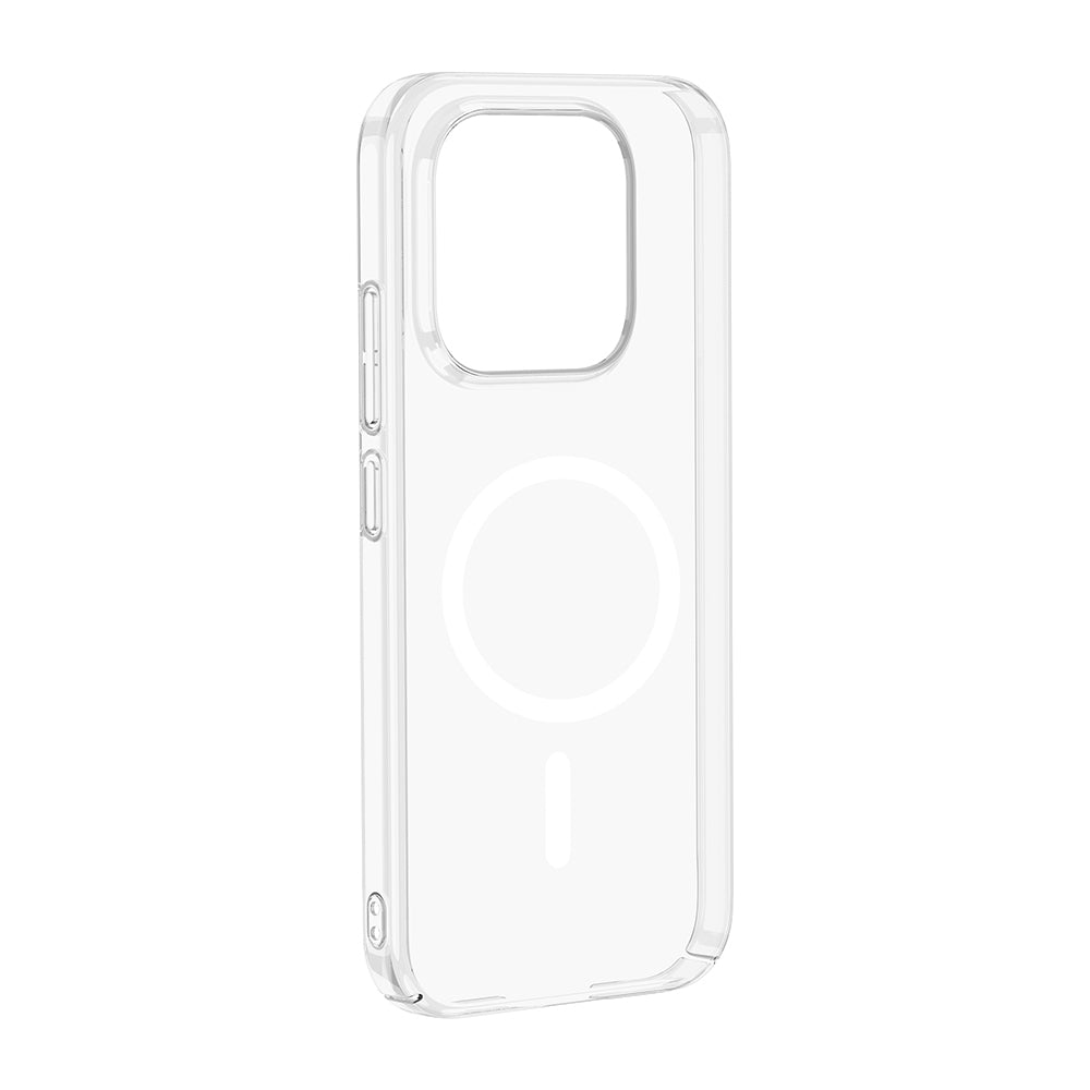 Xiaomi 17 Kamera Korumalı M-Safe Şarj Özellikli Şeffaf Zore London Sert PC Kapak