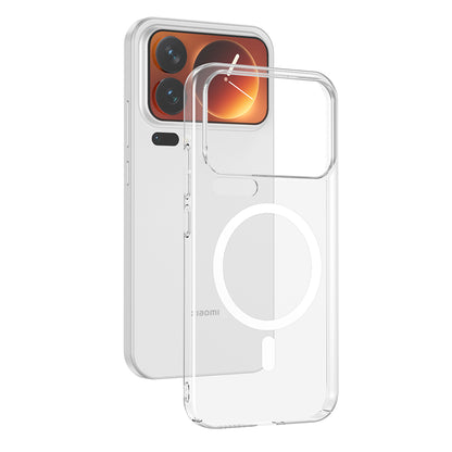 Xiaomi 17 Pro Kamera Korumalı M-Safe Şarj Özellikli Şeffaf Zore London Sert PC Kapak