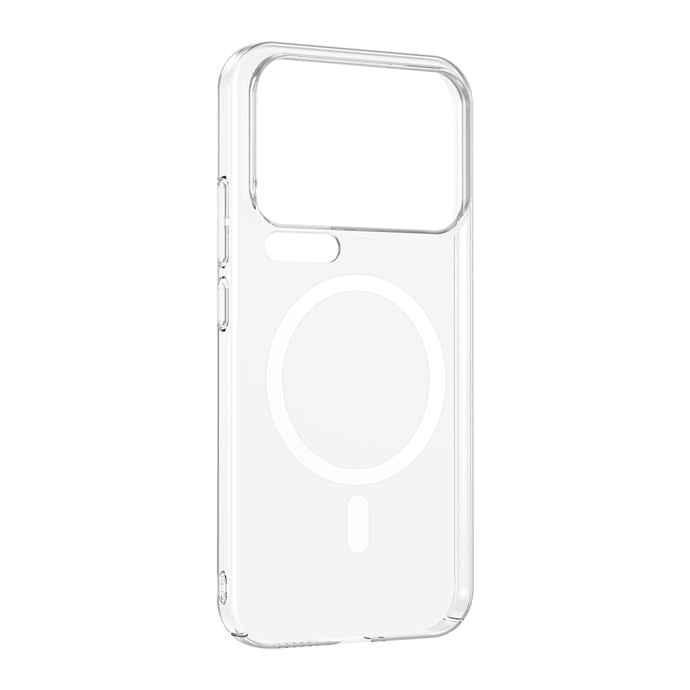 Xiaomi 17 Pro Kamera Korumalı M-Safe Şarj Özellikli Şeffaf Zore London Sert PC Kapak