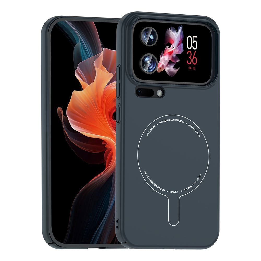 Xiaomi 17 Pro Kılıf M-Safe Şarj Özellikli Kamera Korumalı Zore Elio Sert PC Kapak