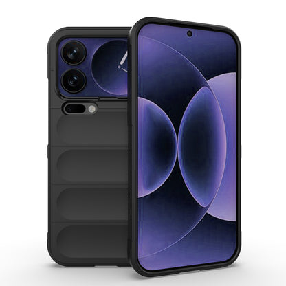Xiaomi 17 Pro Max Kılıf Esnek TPU Oyuklu Arka Yüzey Tasarımlı Zore Etnik Silikon Kapak