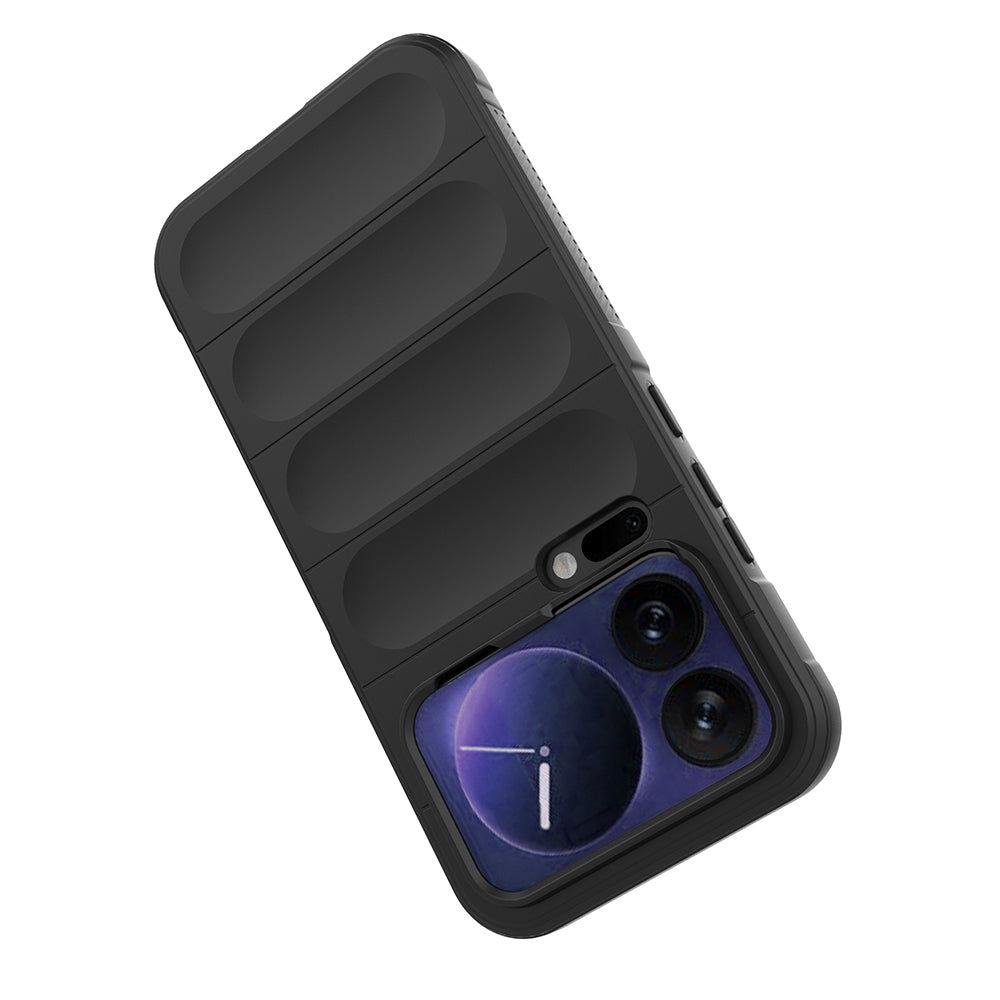 Xiaomi 17 Pro Max Kılıf Esnek TPU Oyuklu Arka Yüzey Tasarımlı Zore Etnik Silikon Kapak
