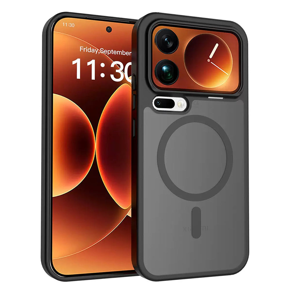 Xiaomi 17 Pro Max Kılıf M-Safe Şarj Özellikli Kamera Korumalı Zore Lunex Kapak
