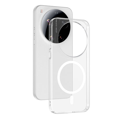 Xiaomi 17 Ultra Kamera Korumalı M-Safe Şarj Özellikli Şeffaf Zore London Sert PC Kapak