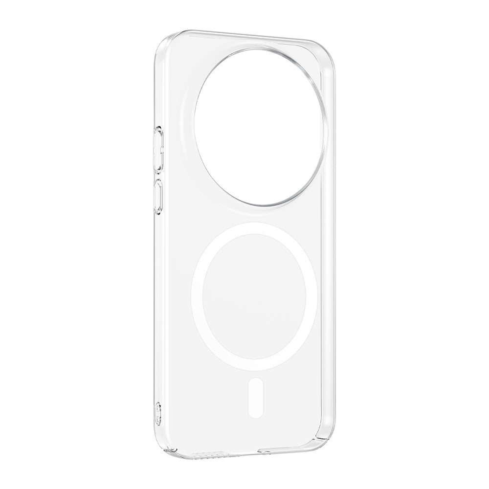 Xiaomi 17 Ultra Kamera Korumalı M-Safe Şarj Özellikli Şeffaf Zore London Sert PC Kapak