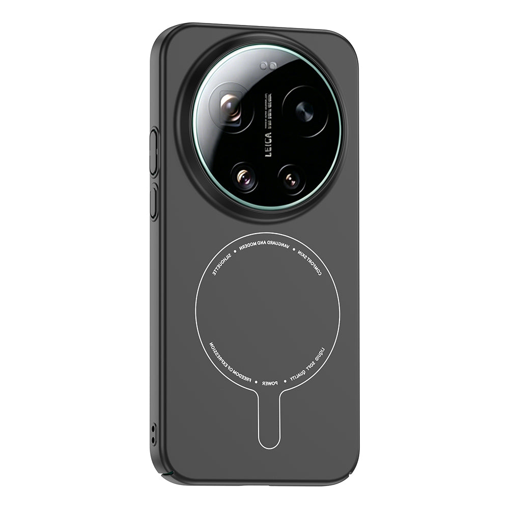 Xiaomi 17 Ultra Kılıf M-Safe Şarj Özellikli Kamera Korumalı Zore Elio Sert PC Kapak
