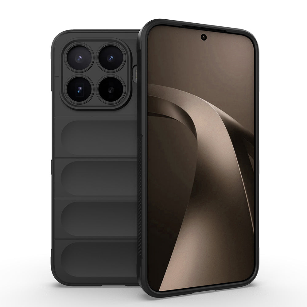 Xiaomi 17T Kılıf Esnek TPU Oyuklu Arka Yüzey Tasarımlı Zore Etnik Silikon Kapak