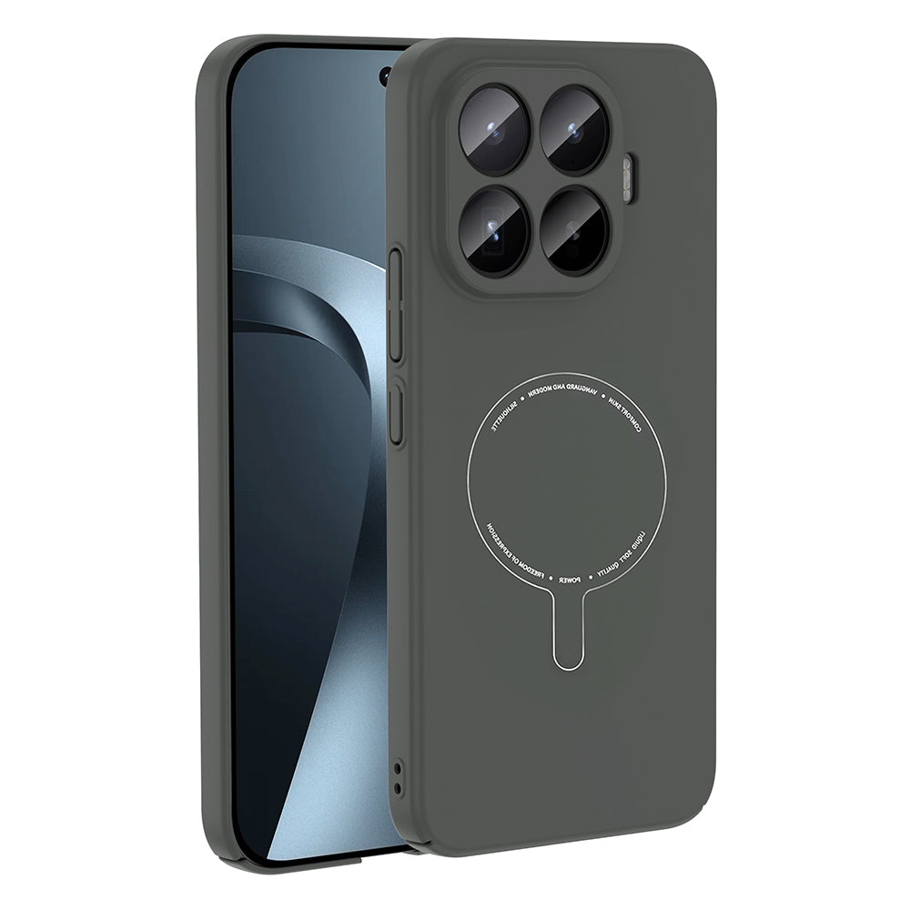 Xiaomi 17T Kılıf M-Safe Şarj Özellikli Kamera Korumalı Zore Elio Sert PC Kapak