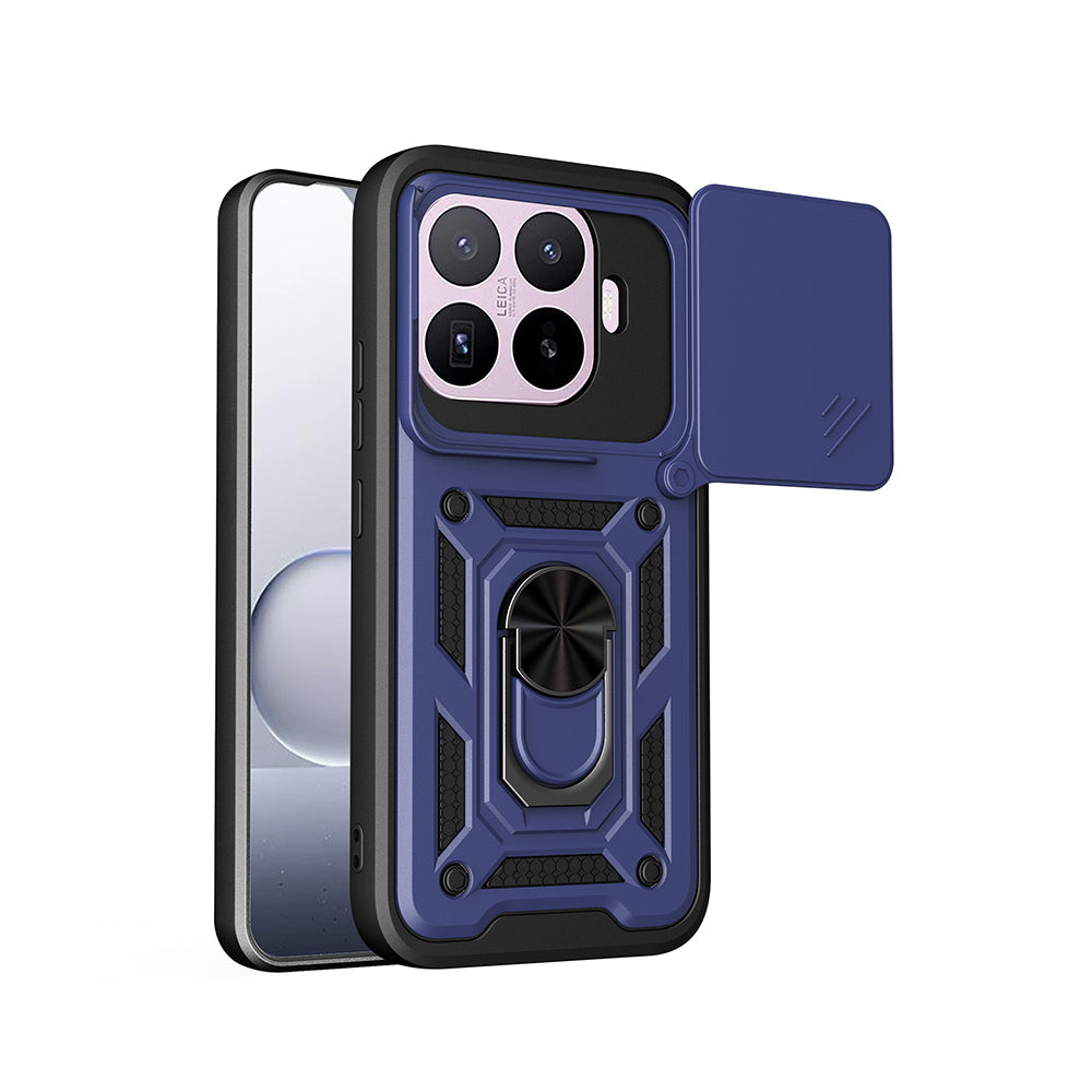Xiaomi 17T Kılıf Magnetik Standlı Kamera Korumalı Zore Sürgülü Vega Kapak