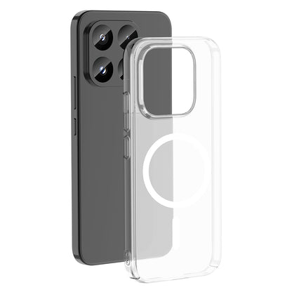 Xiaomi 17T Pro Kamera Korumalı M-Safe Şarj Özellikli Şeffaf Zore London Sert PC Kapak