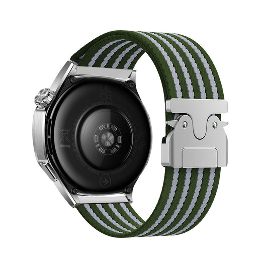 Xiaomi Amazfit Pace Zore KRD-133 22mm Naylon Kumaş Hasır Örgülü Kordon
