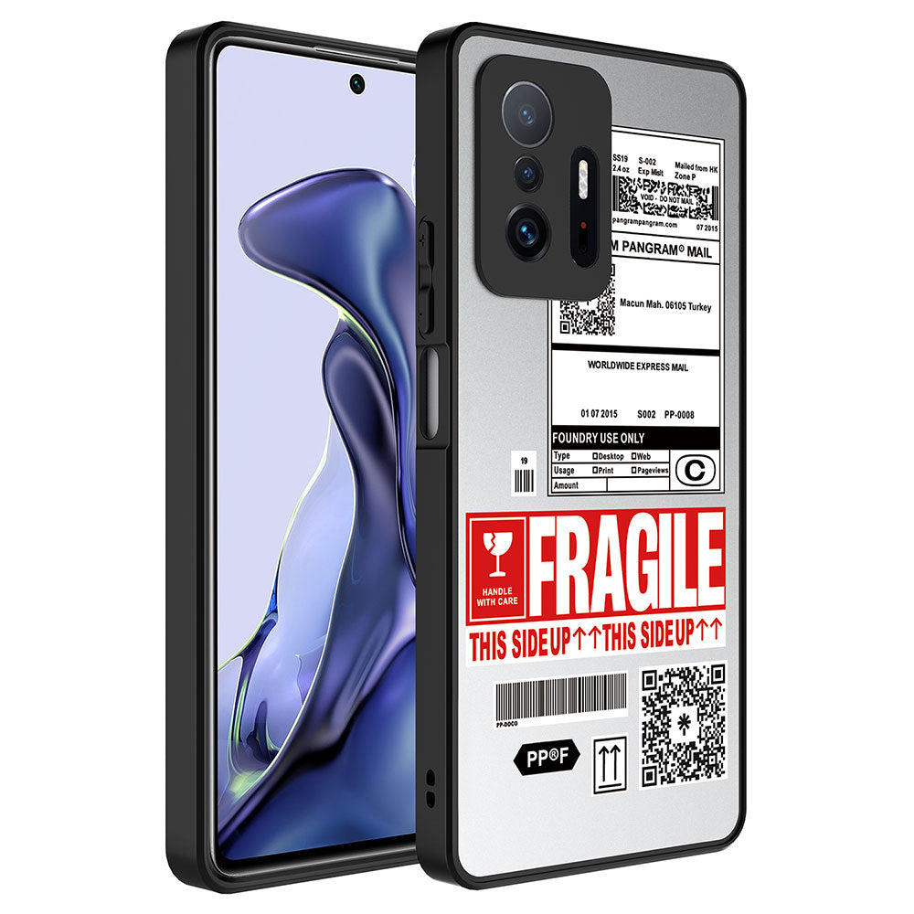 Xiaomi Mi 11T Pro 5G Kılıf Aynalı Desenli Kamera Korumalı Parlak Zore Mirror Kapak