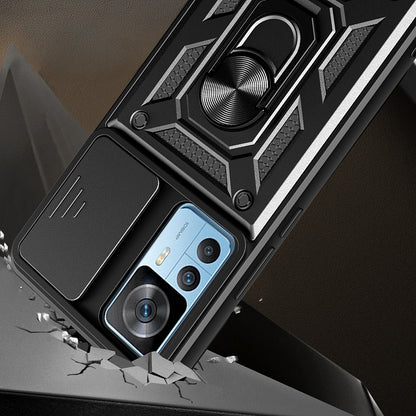 Xiaomi Mi 12T Kılıf Magnetik Standlı Kamera Korumalı Zore Sürgülü Vega Kapak