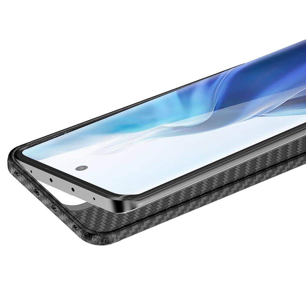Xiaomi Mi 13 Kılıf Aramid Karbon Fiber M-safe Özellikli Wlons Radison Kapak