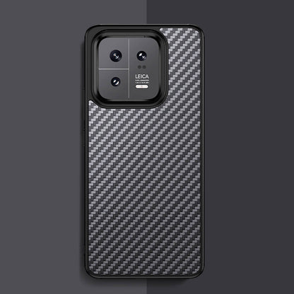 Xiaomi Mi 13 Pro Kılıf Aramid Karbon Fiber M-safe Özellikli Wlons Radison Kapak