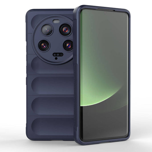 Xiaomi Mi 13 Ultra Kılıf Esnek TPU Oyuklu Arka Yüzey Tasarımlı Zore Etnik Silikon Kapak