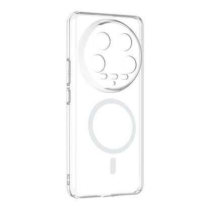 Xiaomi Mi 14 Ultra Kamera Korumalı M-Safe Şarj Özellikli Şeffaf Zore London Sert PC Kapak