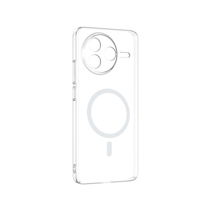 Xiaomi Poco F7 Pro Kamera Korumalı M-Safe Şarj Özellikli Şeffaf Zore London Sert PC Kapak