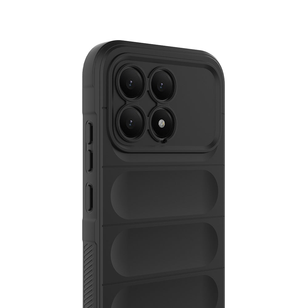 Xiaomi Poco F8 Pro Kılıf Esnek TPU Oyuklu Arka Yüzey Tasarımlı Zore Etnik Silikon Kapak