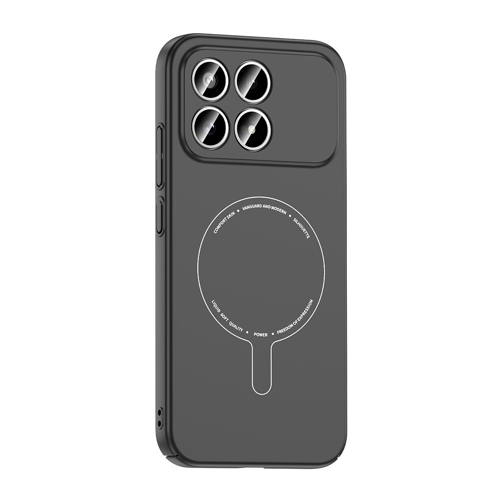 Xiaomi Poco F8 Pro Kılıf M-Safe Şarj Özellikli Kamera Korumalı Zore Elio Sert PC Kapak