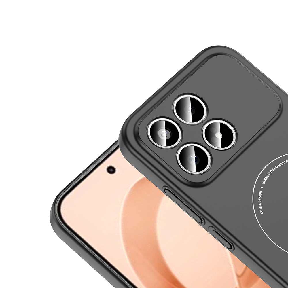 Xiaomi Poco F8 Pro Kılıf M-Safe Şarj Özellikli Kamera Korumalı Zore Elio Sert PC Kapak