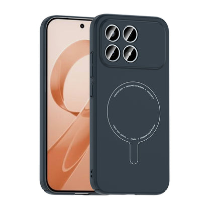 Xiaomi Poco F8 Pro Kılıf M-Safe Şarj Özellikli Kamera Korumalı Zore Elio Sert PC Kapak