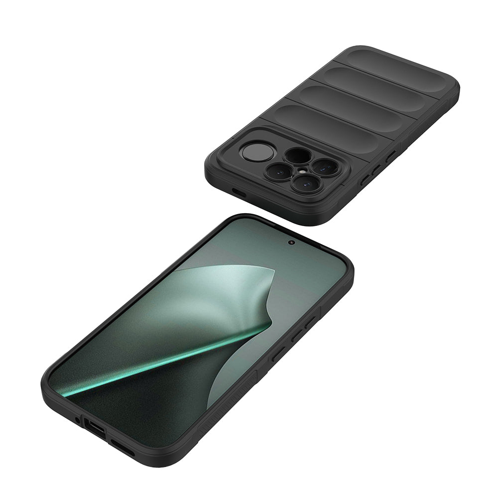 Xiaomi Poco F8 Ultra Kılıf Esnek TPU Oyuklu Arka Yüzey Tasarımlı Zore Etnik Silikon Kapak