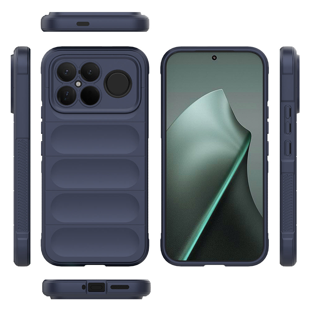 Xiaomi Poco F8 Ultra Kılıf Esnek TPU Oyuklu Arka Yüzey Tasarımlı Zore Etnik Silikon Kapak