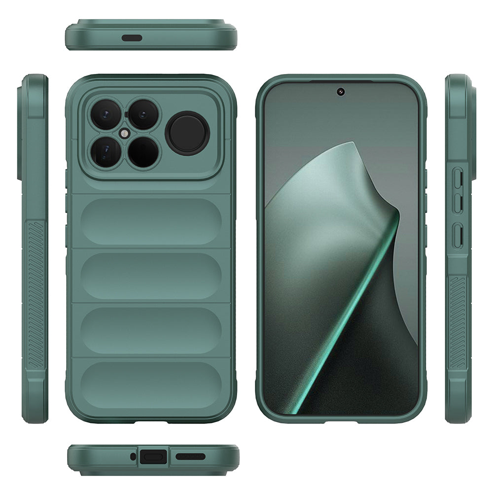 Xiaomi Poco F8 Ultra Kılıf Esnek TPU Oyuklu Arka Yüzey Tasarımlı Zore Etnik Silikon Kapak