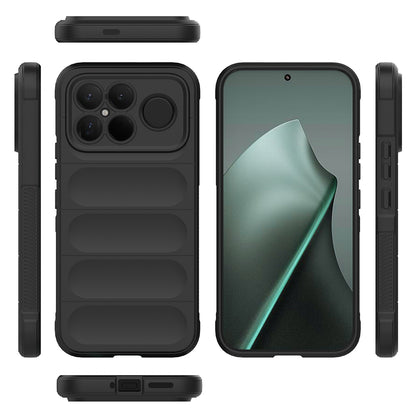 Xiaomi Poco F8 Ultra Kılıf Esnek TPU Oyuklu Arka Yüzey Tasarımlı Zore Etnik Silikon Kapak