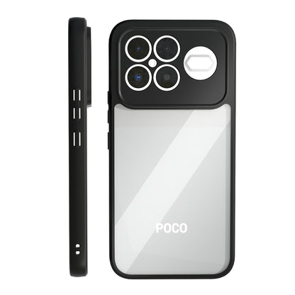 Xiaomi Poco F8 Ultra Kılıf Kamera Korumalı Şeffaf Arka Yüzey Zore New Roll Kapak