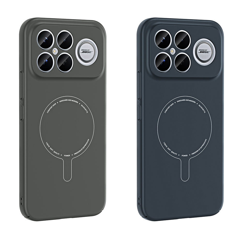Xiaomi Poco F8 Ultra Kılıf M-Safe Şarj Özellikli Kamera Korumalı Zore Elio Sert PC Kapak